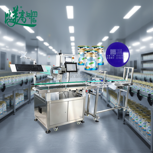 Machine de marquage laser CO2 automatisée pour les boîtes de lait en poudre |   Intégré au système de suivi des données en temps réel avec date/logo/code QR - Product Image 2
