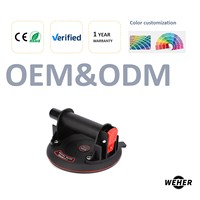 Ventouse à vide de haute qualité de 8 pouces avec manomètre, pour usage industriel intensif, pour le levage de verre, de marbre, de plaques en acier inoxydable et de carreaux