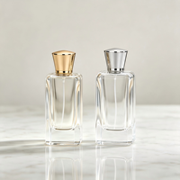 Flacon de recharge en verre pour parfum, flacon pulvérisateur transparent à clipser, flacon portable pour échantillon de cosmétique, atomiseur de parfum