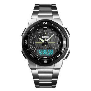 Superiore di buona qualità di marca Skmei 1370 nero digital orologio da polso 5atm resistente all'acqua ultimi orologi di design per Gli Uomini - Product Image 2