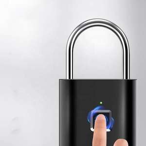 Cadenas intelligent biométrique sans clé de sécurité, rechargeable, étanche, en alliage de zinc, de qualité supérieure, pour bois, nuage, portable - Product Image 5