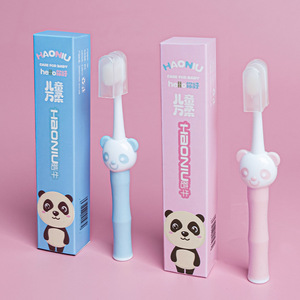 Haoniu Brosse à dents pour enfants à poils souples de 1 à 12 ans, manuelle, pour le soin des dents de lait - Product Image 1