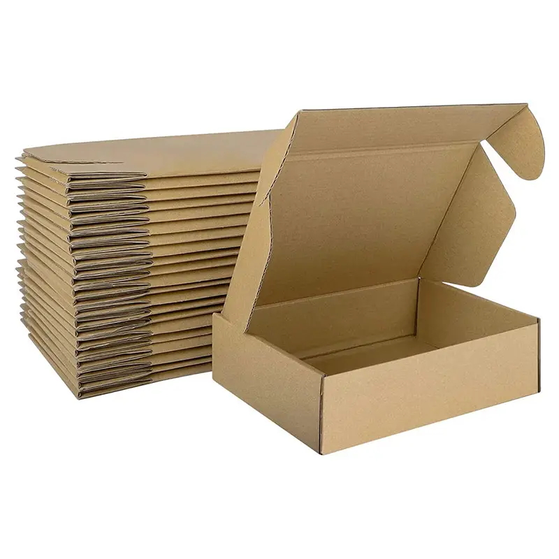新しい上場メーカーは、出荷用の7x5 x2インチのクラフト紙箱包装箱をリサイクルしました