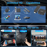 Car TV Mate Pro avec adaptateur CarPlay sans fil HD Multimedia Dongle Magic Video Box pour Iphone apple TV Fire Stick Converter Cars