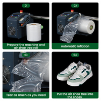 Support gonflable pour chaussures, support en plastique imperméable, coussin gonflable, emballage