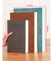 Carnet de notes personnalisé imprimé sur mesure avec reliure cousue, couverture en cuir et papier, ligné, format A5 et pochette