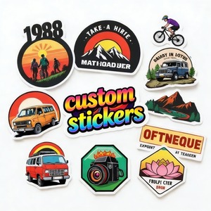 Custom UV Resistant Weatherproof Permanent Oil-based Adhesive Durable <strong>PVC</strong> Vinyl <strong>Sticker</strong> Printing Die Cut Logo Custom <strong>Stickers</strong> - Product Image 6