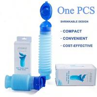 Urinoir pliable portable en plastique pour hommes et femmes, idéal pour les voyages, le camping en extérieur, réutilisable, pour enfants, à fixer dans la voiture