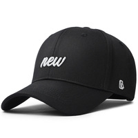 Casquettes de baseball personnalisées avec broderie de logo, visière incurvée, nouveau design de logo, motif lettres, coton courant, boucle en cuivre doré, vente en gros
