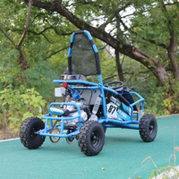 Kart à pédales à essence 125cc à quatre roues, buggy de plage, véhicule de loisirs en plein air pour adultes et enfants.