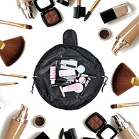 Sacs de maquillage magiques imperméables à cordon, grandes pochettes de rangement cosmétiques portables pour femmes, idéales pour les voyages quotidiens, vente en gros