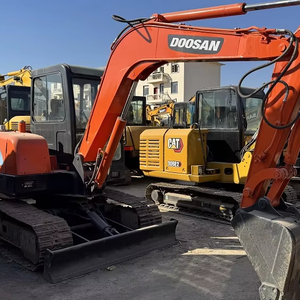 99% nuovo originale 5,5ton DH55 escavatore macchine di seconda mano Doosan cingolo componenti di nucleo motore motore motore cambio cambio PLC - Product Image 1