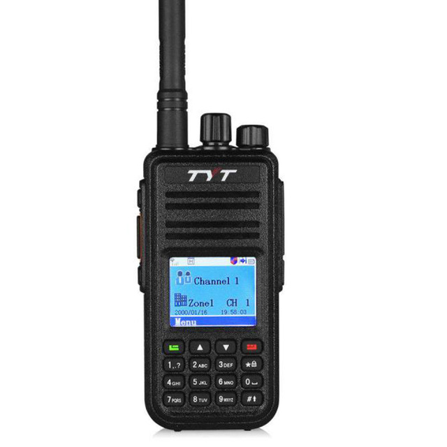TYT MD-UV380 DMR Walkie Talkie Dual Band UHF VHF 136-174 400-480MHz 25W Dual Time Dlot Transceiver Digital DMR Two Way Radio