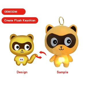 Custom Plushie Soft Stuffed Animal Toy Plush Customized Designs Mini Toy Custom Plush Keychain