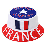 Chapeau Bob de Pêcheur pour Fans de Football Mondial 2026 – Drapeaux USA, Canada, Mexique