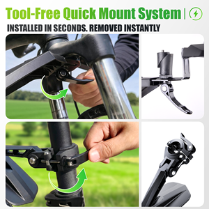 Garde-boue réglable RBRL pour VTT, pour roue de 29 pouces, largeur de pneu 2,8, avec fixation rapide - Product Image 3