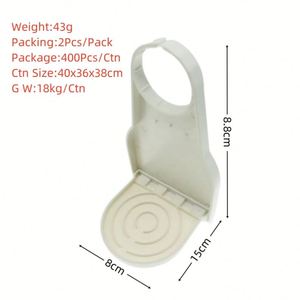 Dispensador de Jabón y Suavizante de Telas con Soporte para Vasos y Recolector de Goteos, Diseño Inclinado, Venta al por Mayor - Product Image 3