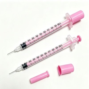 Jeringa <span class=keywords><strong>de</strong></span> insulina rosa nueva al por mayor, 1ml 31G 8mm, para uso humano y veterinario, para eliminación <span class=keywords><strong>de</strong></span> arrugas y potenciador cutáneo, desinfectante EOS - Product Image 6