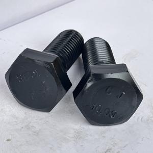 ברגי משושה גדולים בעלי חוזק גבוה מפלדת סגסוגת 10.9S, תקן GB/T 1231, סט מלא הכולל אום אחד ושני דסקיות, M24, גימור אוקסיד שחור, מותג CJ - Product Image 4