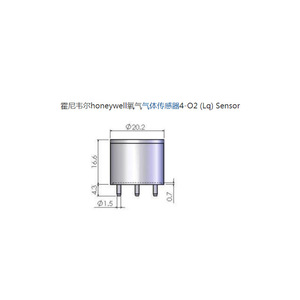 เซ็นเซอร์วัดออกซิเจน Honeywell 4OL รุ่น CLE-0231-400 4O2-LQ - Product Image 3