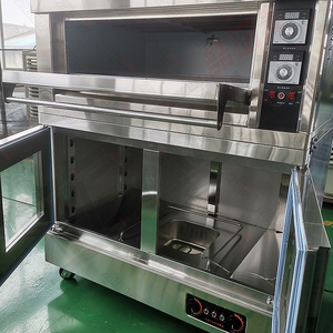 Lò nướng pizza điện cho mục đích thương mại, có bể lên men, 4 khay nướng và 10 khay lên men. - Product Image 5