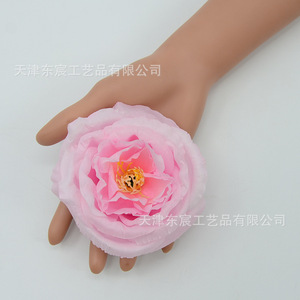 Roses artificielles Dongchen Crafts, fleurs en soie de 10 cm, décoration de mariage, décoration de la maison - Product Image 2
