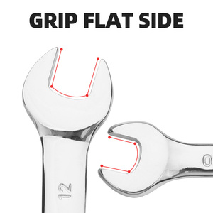 Biểu Tượng Tùy Chỉnh Chất Lượng Gương Đánh Bóng Hợp Kim Kết Hợp Sửa Chữa Mục Đích Kép Đôi Mở End Cờ Lê - Product Image 4