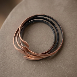 Elegant Copper <b>Bracelet</b> Featuring Traditional Handmade Work and Adjustable Size for Gift Giving Occasions - Product Image 6