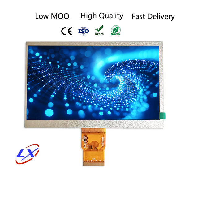 TFT 7 Inch 1024X600 High Resolution RGB Interface LCD Screen 6H Viewing Angle LCD Module