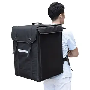 Mochila térmica con compartimento personalizado para Pizza, bolsa térmica para el almuerzo, aislante para entrega de alimentos, con cremallera impermeable, por lo general CN;ZHE