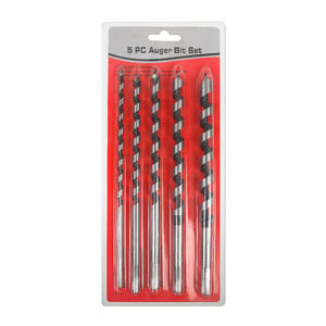 Juego de brocas endurecidas extendidas de 5 piezas para taladrado de madera, sierra perforadora y escariador manual para carpintería transfronteriza - Product Image 5