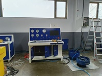 Máquina de Prueba Hidrostática de cilindro de gas natural envuelto circunferencial de gas natural comprimido LNG CNG