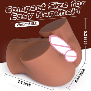 25 kg, Masturbateur masculin en silicone avec fesses artificielles à texture réaliste, modèle moulé inversé, jouet pour adulte, produit de masturbation masculine avec texture de peau réaliste - Product Image 3