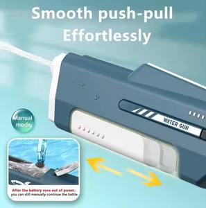 Auto Refill <span class=keywords><strong>Water</strong></span> Blaster Spritzpistole Elektrische Wasser pistole 400ML mit dynamischen Lichtern für erwachsene Kinder Sommers pielzeug - Product Image 5
