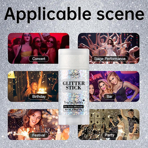 Paillettes sirène <span class=keywords><strong>pour</strong></span> cheveux, maquillage visage, peinture corporelle scintillante, paillettes chatoyantes - Product Image 5