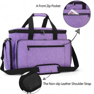 Free Sample Travel <b>Sewing</b> Accessories <b>Kits</b> Supplies Tote Bag Large Waterproof Polyester <b>Sewing</b> Machine Carrying Case - Product Image 4