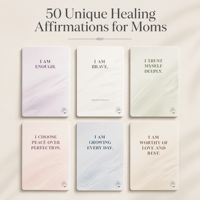 Cartes d'affirmation pour jeunes mamans en gros – 50 citations positives quotidiennes – Coffret cadeau pour la santé mentale post-partum – Carton 350 g/m² – OEM