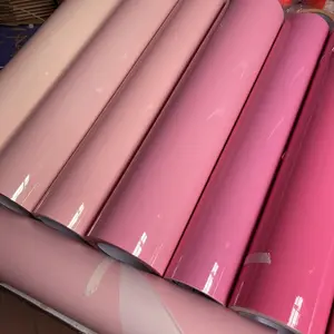 2023 Hot Selling Cast Vinyl Car Wraps Farbe Luftblasen frei Auto Wrapping Film Roll Pvc Car Wrap Vinyl Pink