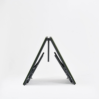 Lit de camping pliable en métal, facile à transporter, double pliage, pour hôtel, école, appartement, chambre, hôpital