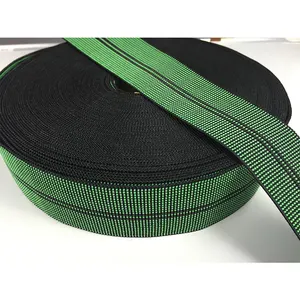 Huiteng Upholstery 31-32G/M Weight 4.8-5.0 Width Elastic Stretch Webbing Tape For Sofa Seat Belt Webbing