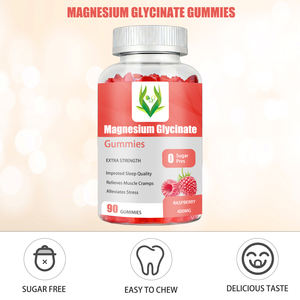 Gomitas de Glicinato de Magnesio de Marca Privada OEM, Extra Fuertes, Sin Azúcar, Alivia Calambres Musculares con Vitamina B6 - Product Image 3