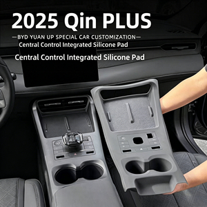 Alfombrilla de Silicona Antideslizante y Antipolvo para Conducción Inteligente, Compatible con Carga Inalámbrica, para BYD Qin Plus DM-i y EV 2025 - Product Image 5