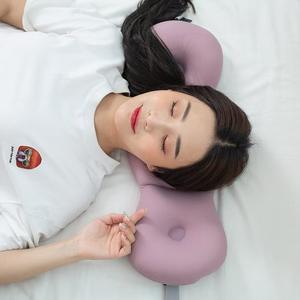 Almohada de Viaje en Forma de U, Tejida, para <span class=keywords><strong>Siesta</strong></span> en la Oficina, con Partículas de Espuma, Diseño Plegable, Posicionador para una Comodidad Óptima del Cuello, para Uso en Hoteles y Viajes - Product Image 5