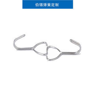 Stainless Steel Wire Hook Irregular <b>Spring</b> Shape Wall Mount Hardware Accessory - Product Image 3