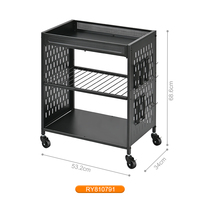 Organisateur de jeux vidéo, support de rangement roulant pour jeux vidéo, pour accessoires Xbox/Switch/PS4/PS5, consoles de jeux, support pour manettes