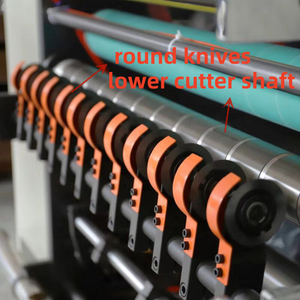 RTFQ automática talhadeira de papel térmico com Auto Core Threading e Rewind Machine para papel em branco - Product Image 3