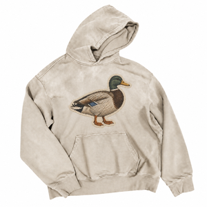 Sudadera con capucha <span class=keywords><strong>de</strong></span> algodón pesado para hombre, extragrande, con hombros caídos, estilo pullover, con parche <span class=keywords><strong>de</strong></span> tapicería con gráfico <span class=keywords><strong>de</strong></span> mapache personalizado y efecto lavado - Product Image 2
