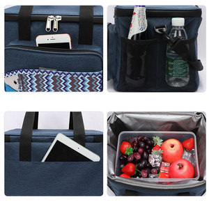 Fuliya Custom EVA Materiaal Grote Capaciteit Geïsoleerde Voedsel Opberg Koeltas Thermische Lunch Bento Box Tas voor Picknick Kantoor School - Product Image 2