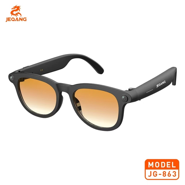 Smart AI Multifunctional Glasses Real-Time Translation 2MP Photo/Video Voice App Touch Control IPX-4 Waterproof Magnetic