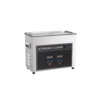 Pembersih Ultrasonik Profesional 4.5L Baru 180W Layar Digital Pembersih Air Dingin Tangki Kaca/Keramik/Logam untuk Jam Tangan Pisau Cukur